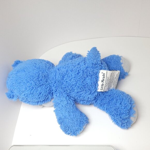 Little Miracles Blue Hippo Plush Hippopotamus Stuffed Animal Toy Lovey Costco - Picture 5 of 11